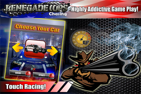 Renegade Cop Chase FREE : Custom Police NK & OI Hot Rod Supercars Escape the Law screenshot 2