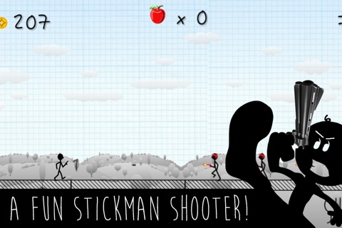 Stickman Gunman - Fun stick-man shoot-er dash screenshot 2