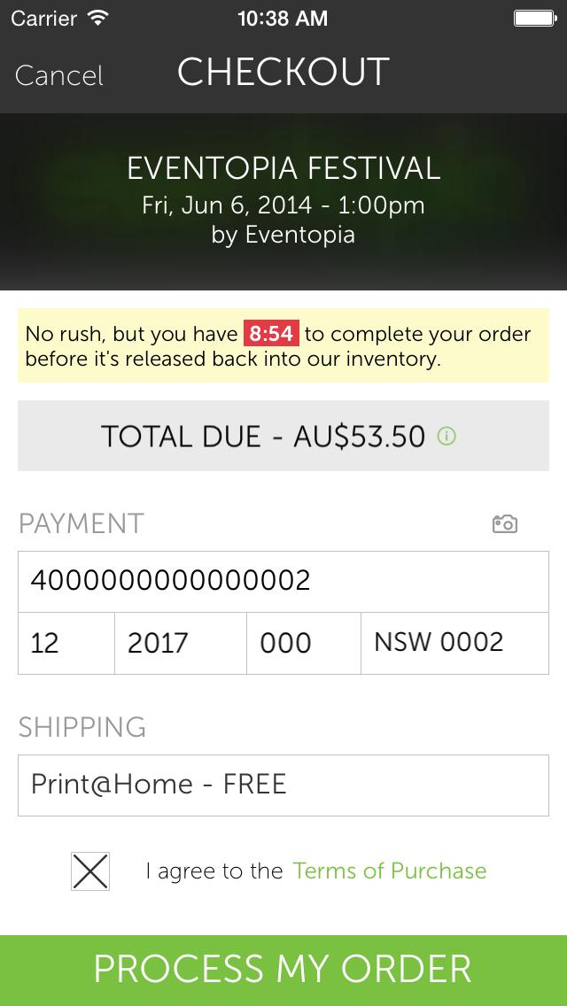 How to cancel & delete Eventopia Events from iphone & ipad 4