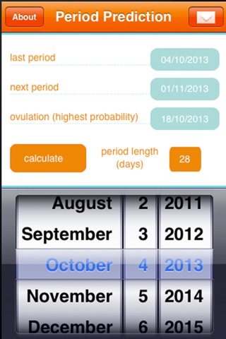 Period Prediction.Predicting woman's next period screenshot 3