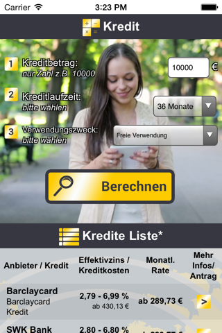 Kredit Online screenshot 2