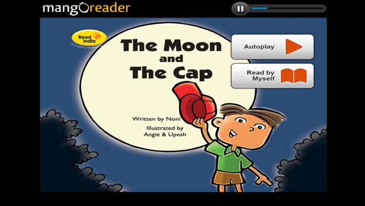 The Moon and the Cap English - Interactive eBook in English for children with puzzles and learning games, Pratham Books