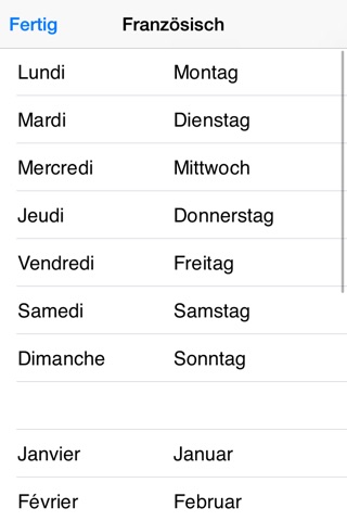 Days of the Week and Months of the Year in 7 Languages - from Monday to December screenshot 4