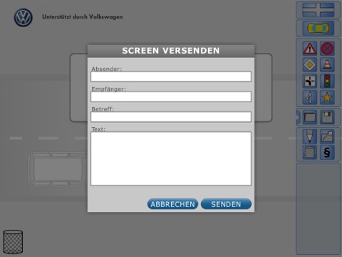 Volkswagen Virtuelle Magnettafel screenshot 4