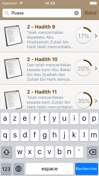 Sahih Muslim in Indonesian Bahasa and in Arabic (Lite) - + 5300 Hadiths - صحيح مسلم screenshot-3