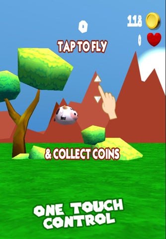 Flappy 3D Impossible - Adventure of the Bird with Wings screenshot 2