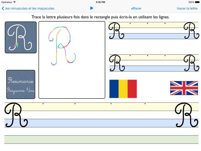 Ecriture cursive traditionnelle : minuscules et majuscules -(圖3)-速報App