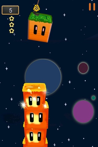 Lil Cube Planets Stacker – Fire, Earth and  Ice Tower Blocks - Free screenshot 3