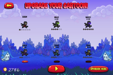 Cartoon little war Game - Chop chop kungfu gunner master. screenshot 2