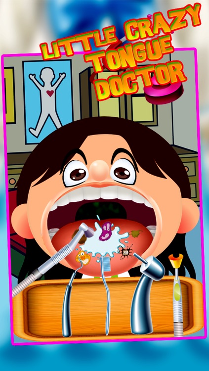 Little Crazy Tongue,Dentist(teeth) and Face Doctor(dr) - Fun Kids Games