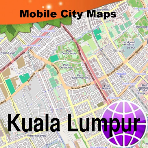 Kuala Lumpur Street Map. icon