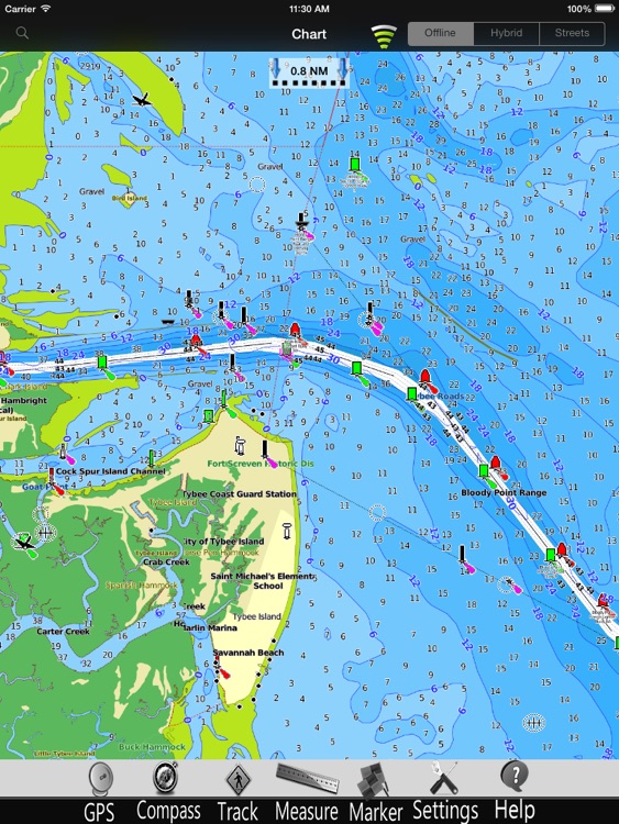 Georgia GPS Nautical Chart Pro