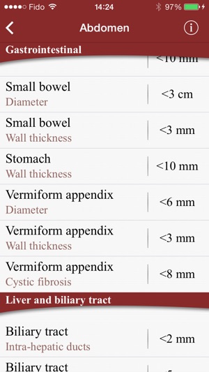 RadRef - Normal Values in Diagnostic Imaging(圖1)-速報App