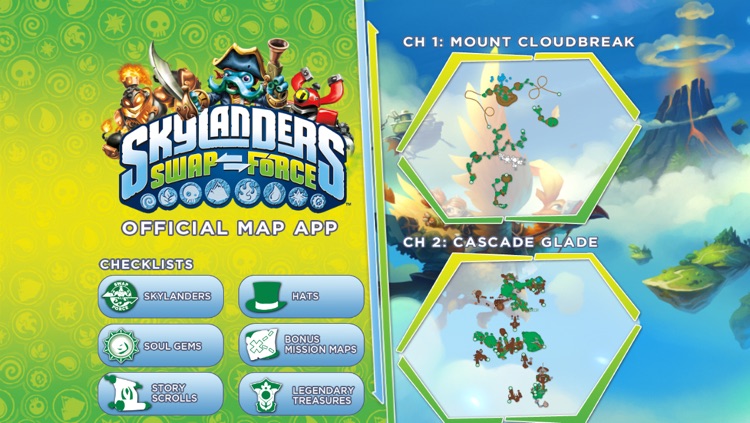 Skylanders SWAP Force Official Map App