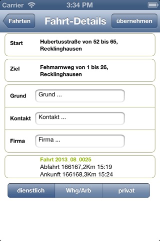 IBS Fahrtenbuch screenshot 3
