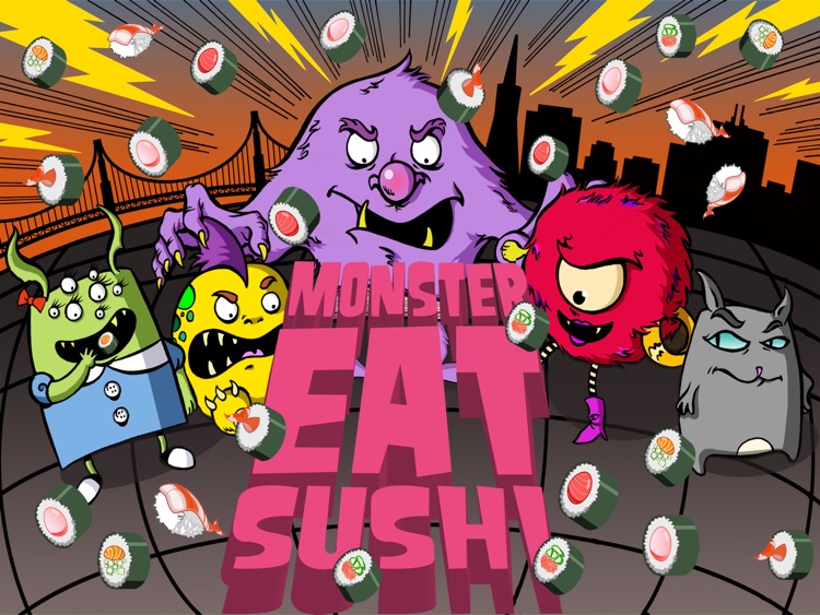 Monster Eat Sushi: A Free Cooking Game