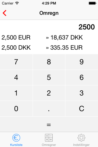 Danish Currency Exchange Rates screenshot 3