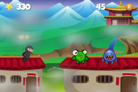 Ninja vs Monsters: Karate Temple Fight - Free screenshot 3