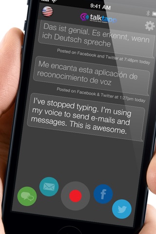 TalkTapp ~ Voice Text Dictation screenshot 4