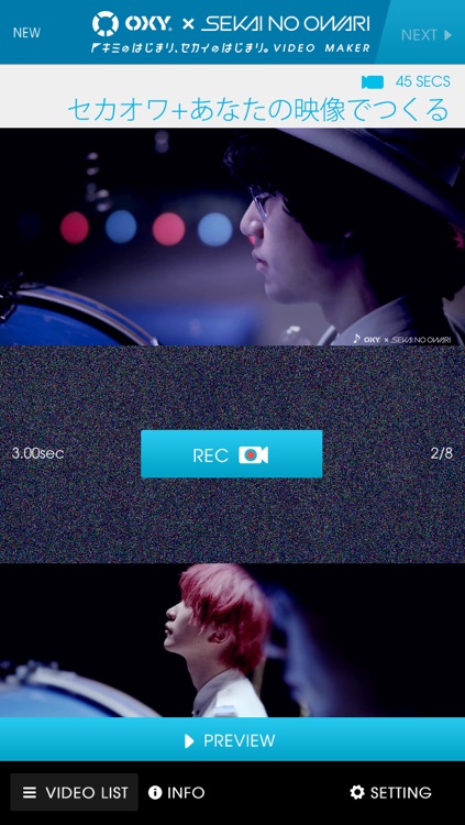 VIDEO MAKER - OXY × SEKAI NO OWARI