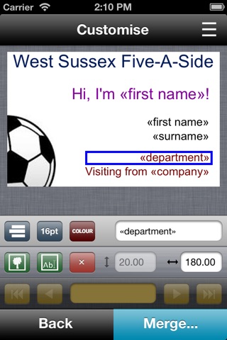 MyMerge - Mobile Mail Merge screenshot 2