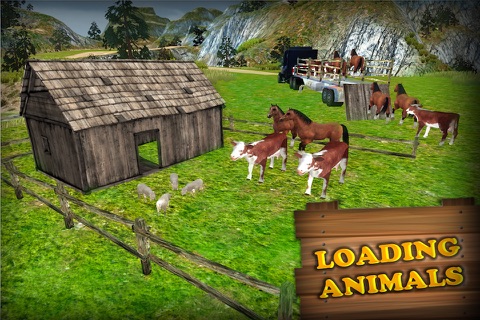 Transport Truck: Farm Animals – Animal Transporter Hill Climbing Simulator Game screenshot 3