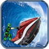 Celebrity Heroes Sea Surfing: The Cool Jet Ski Ride with Big  Blue Wave