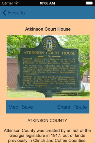 Georgia Historical Markers screenshot 4