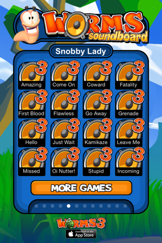 Worms Soundboard screenshot 2