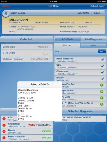 LabWorks Physician Portal for the iPad screenshot 4