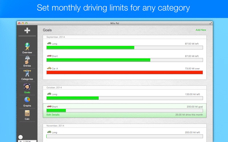 Mile Pal - Car mileage tracker &amp; log thumbnail 2