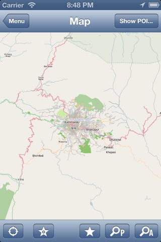 Kathmandu, Nepal Offline Map - PLACE STARS screenshot 2