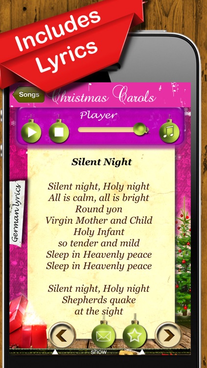 Christmas Carols - The Most Beautiful Christmas Songs to Hear & Sing screenshot-3