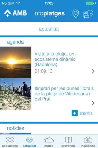 AMB Info Platges - El Cercador de les Millors Platges i Cales del litoral de Barcelona screenshot 2