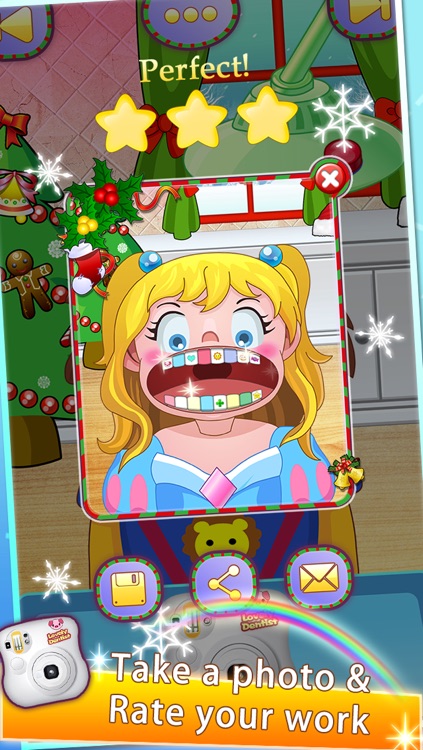 Lovely Dentist for Christmas - Kids Doctor screenshot-3