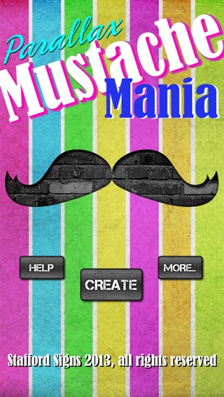Mustache Mania for iOS7! - FREE HD Theme and Wallpaper Creatorのおすすめ画像1