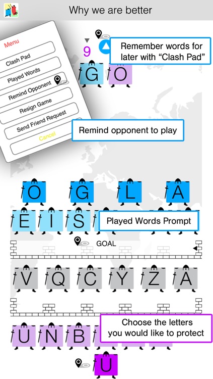 A Clash of Letters - Word Game Free