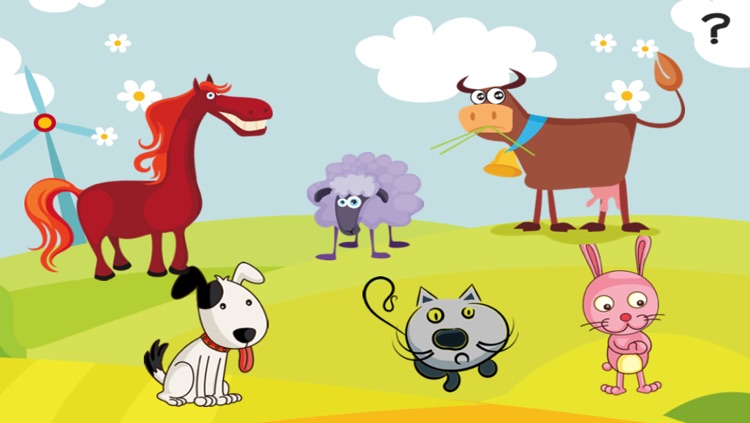Feed the farm animals – Animal Learning Game for Small Children