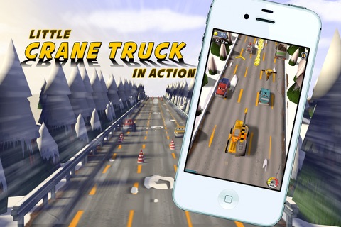 Little Crane Truck in Action Kids: 3D Fun Cartoonish Driving Adventure for Kids with Cute Graphics screenshot 3