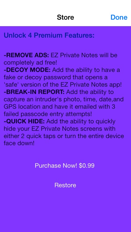 EZ Private Notes: Protect & Keep Your Personal Notes Safe Free Version screenshot-3