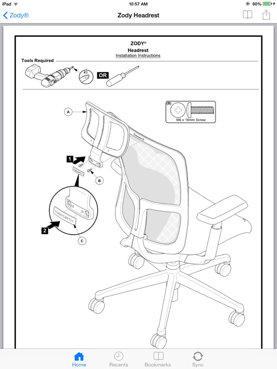 Haworth Instructions screenshot-3