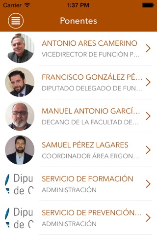 Jornada Estrés en el trabajo - Diputación de Cádiz screenshot 4