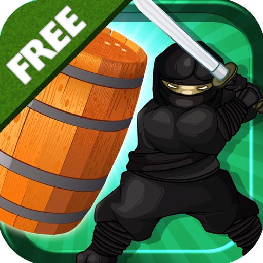 Ninja Barrels: Warrior Search HD, Free Game icon