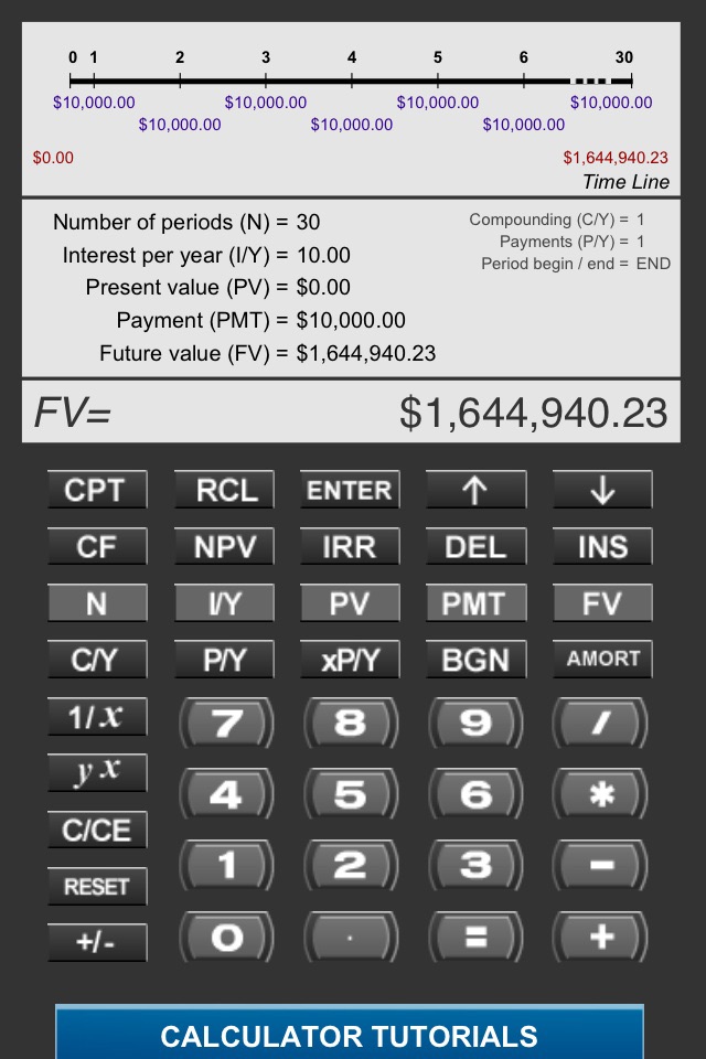 MyFinanceLab Financial Calculator screenshot 2