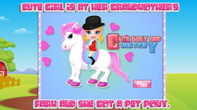 Cute baby and her pony(圖1)-速報App