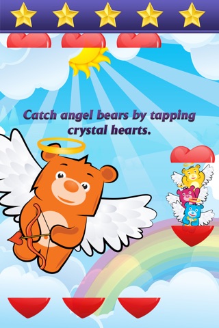 Angel Catch - A Sweet Floating Cherub Vs. Angry Rainbow Devils Sky Action Game screenshot 2