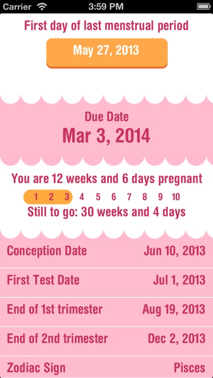 Pregnancy Date Calculator