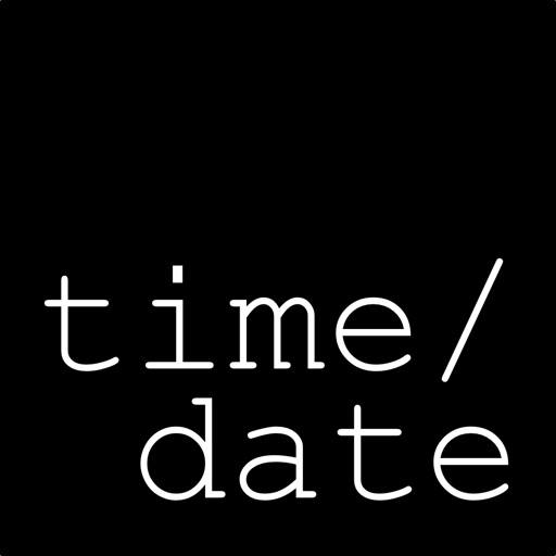 time/date dynamic textual clock icon