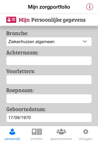 Zorgportfolio screenshot 3