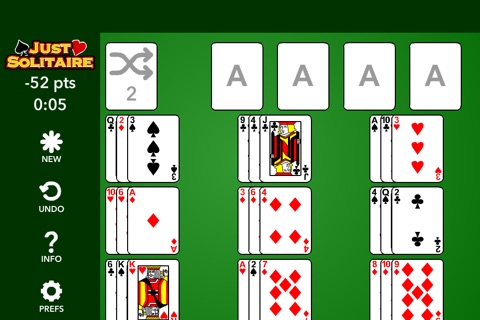 Just Solitaire: La Belle Lucie screenshot 2